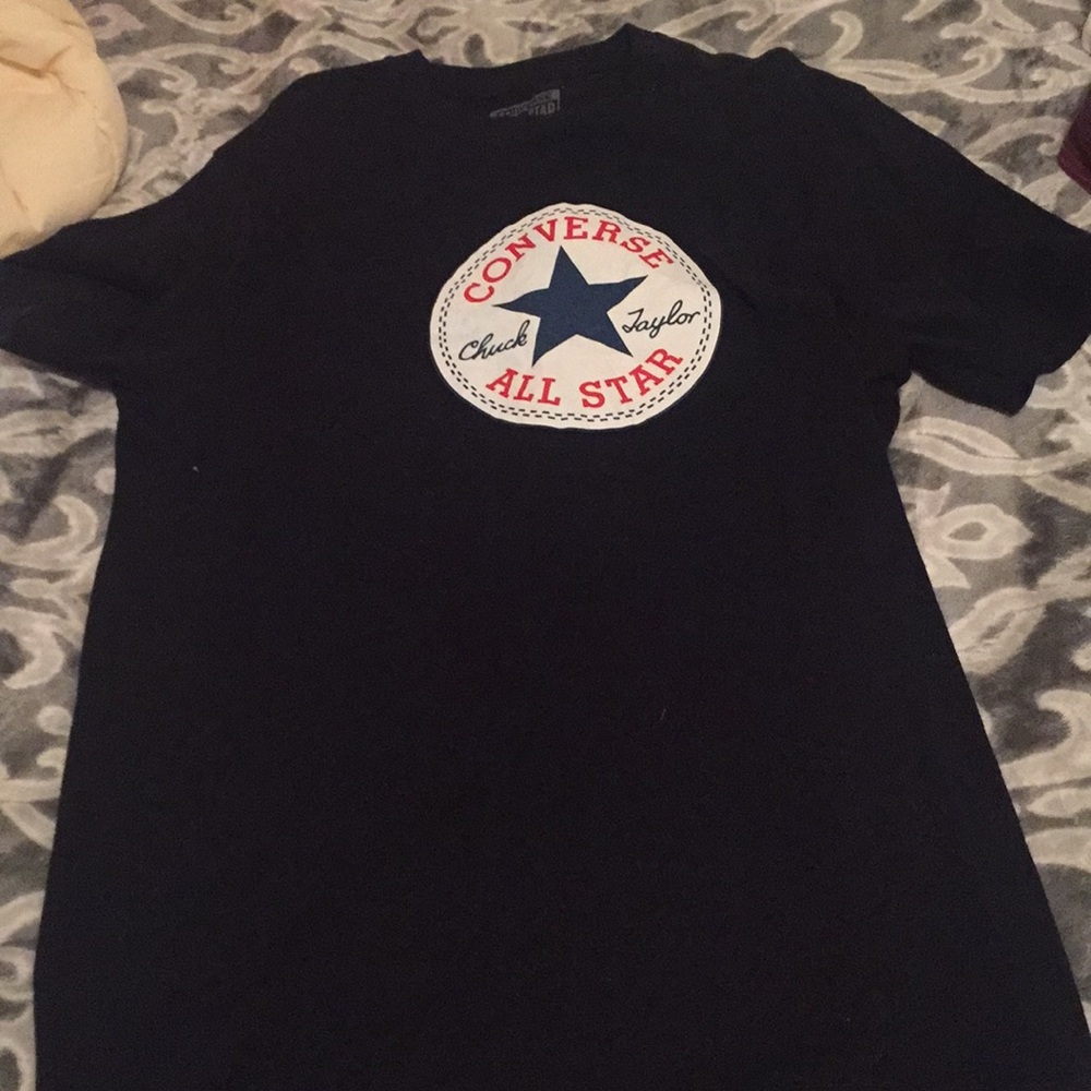 Converse black t shirt